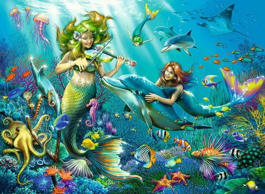 Ravensburger 100pc Jigsaw Puzzle Underwater Beauties Glitter