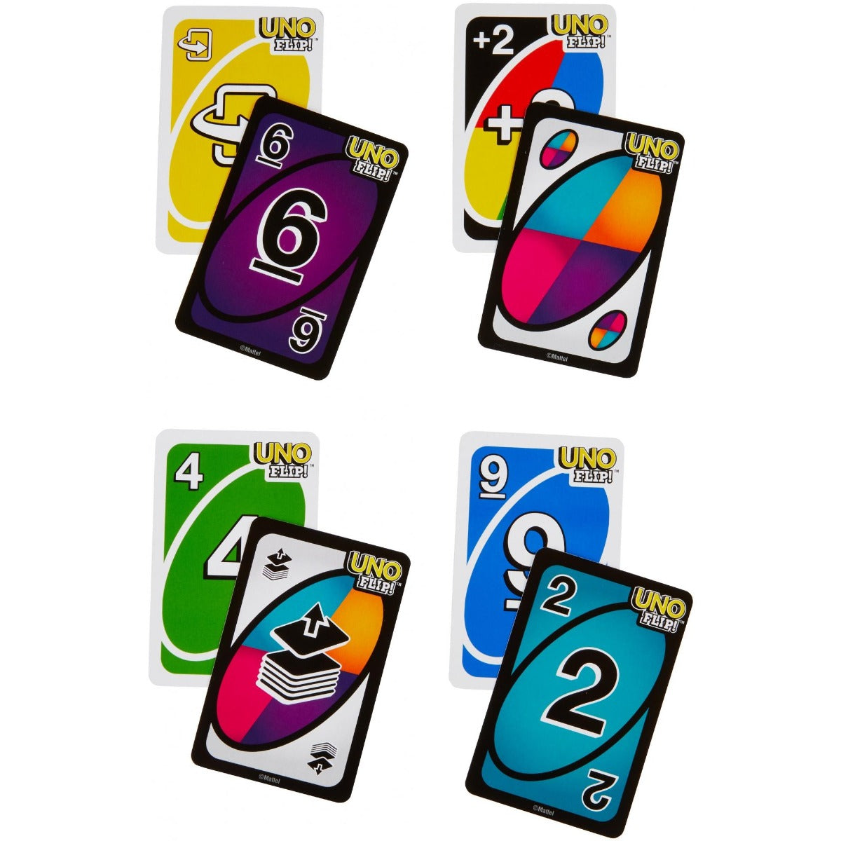 Uno Flip Double Sided Cards Card Game