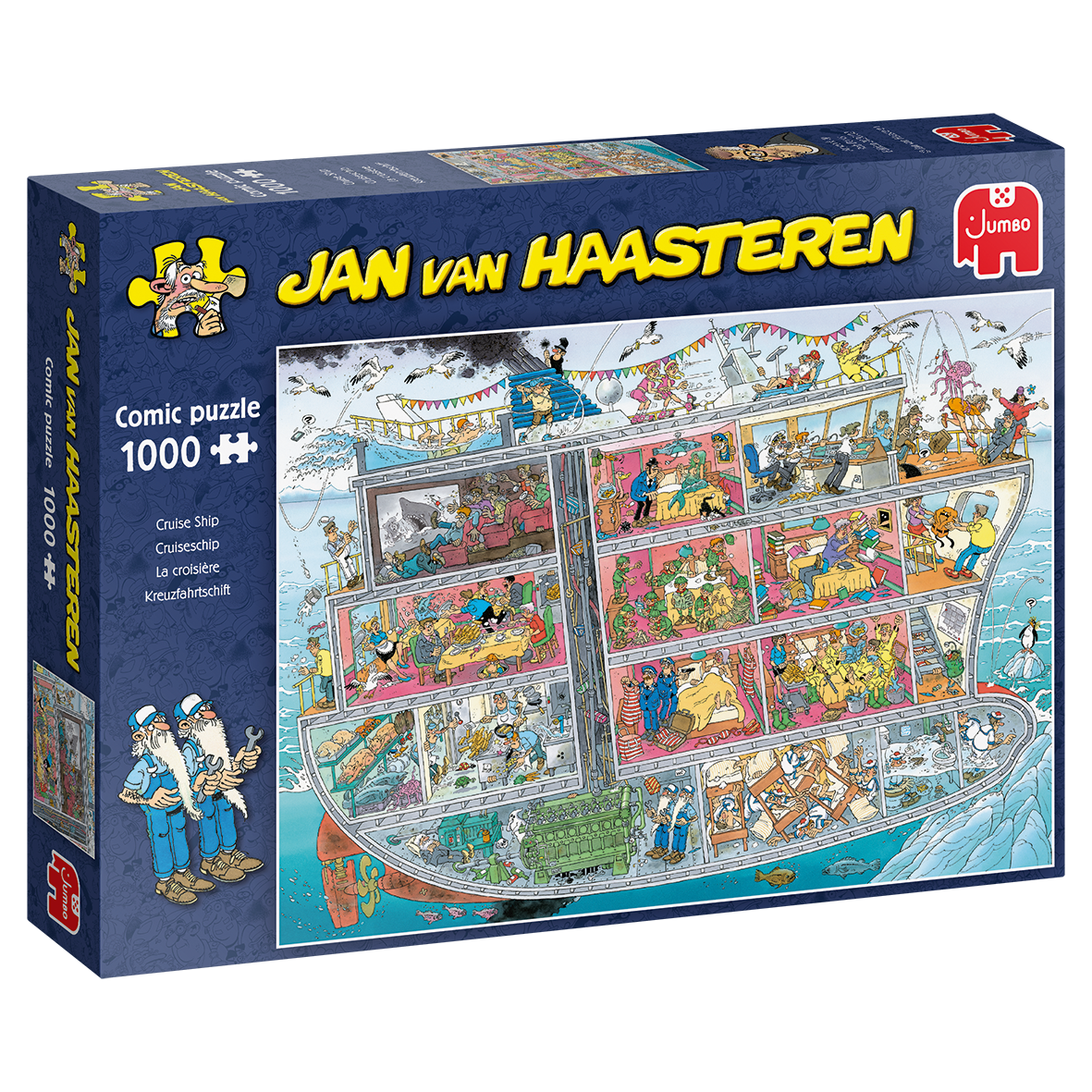 Jan Van Haasteren 1000pc Jigsaw Puzzle Cruise Ship