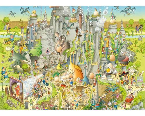 Heye 1000pc Jigsaw Puzzle Funky Zoo Jurassic Habitat