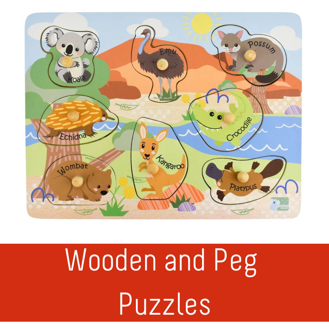 Wooden and Peg Puzzles