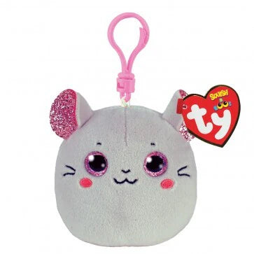 Ty Squishy Beanies Catnip Mouse Clip