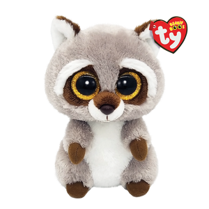 Ty Beanie Boos Oakie Regular Gray Racoon