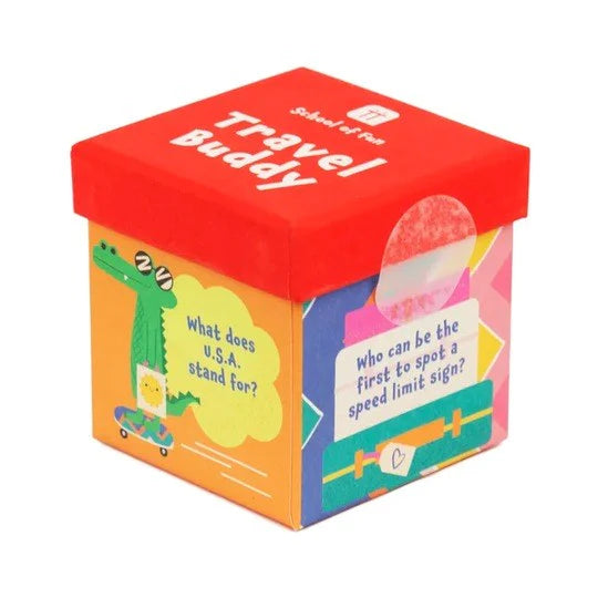 School Of Fun Kid's Trivia And Games Travel Buddy Card Game