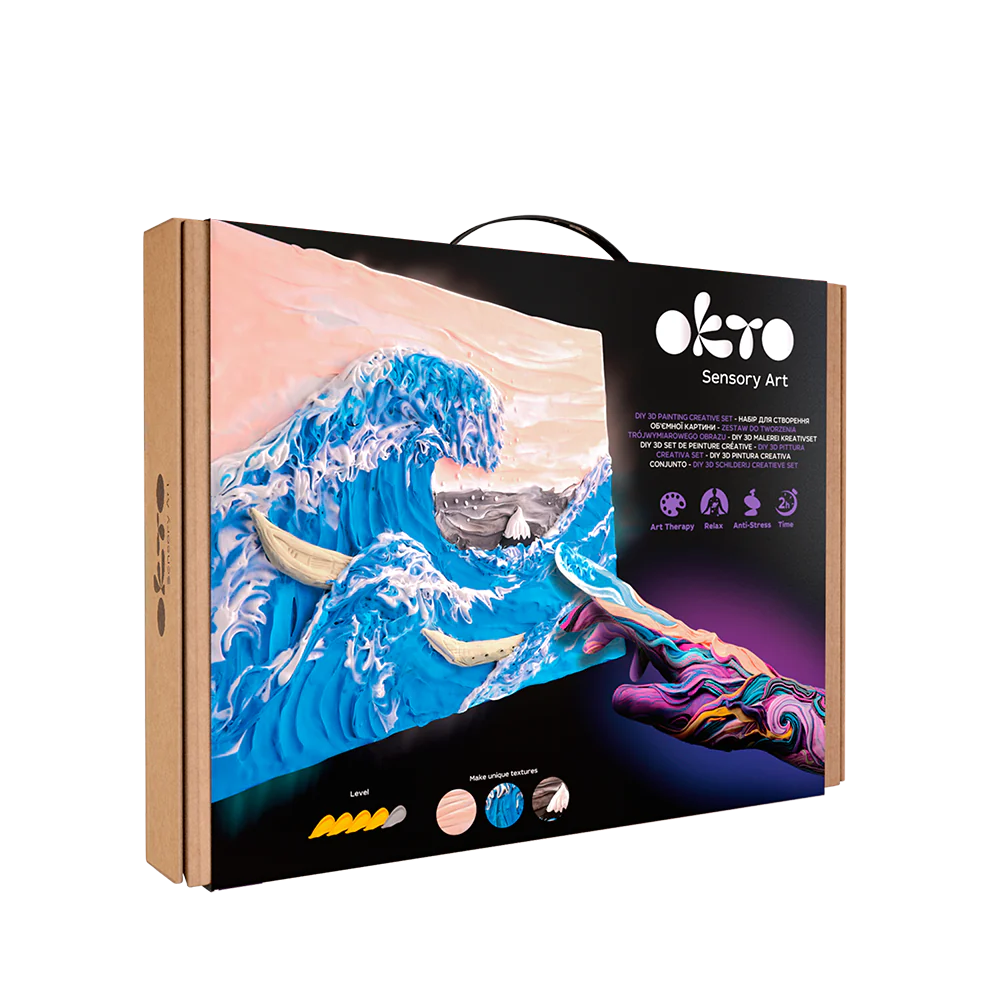 Okto Sensory Art Creative Set Big Wave in Kanawaga