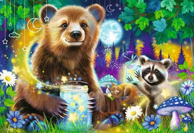 Ravensburger 2x24pc Jigsaw Puzzle Lovable Woodland Friends