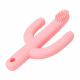 Annabel Trends Teething Toothbrush Cactus Silicone in Case Assorted Colours