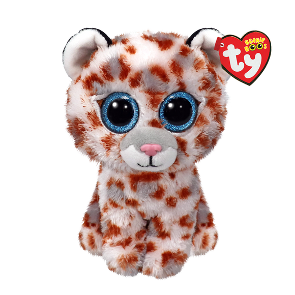 Ty Beanie Boos Coco White Leopard