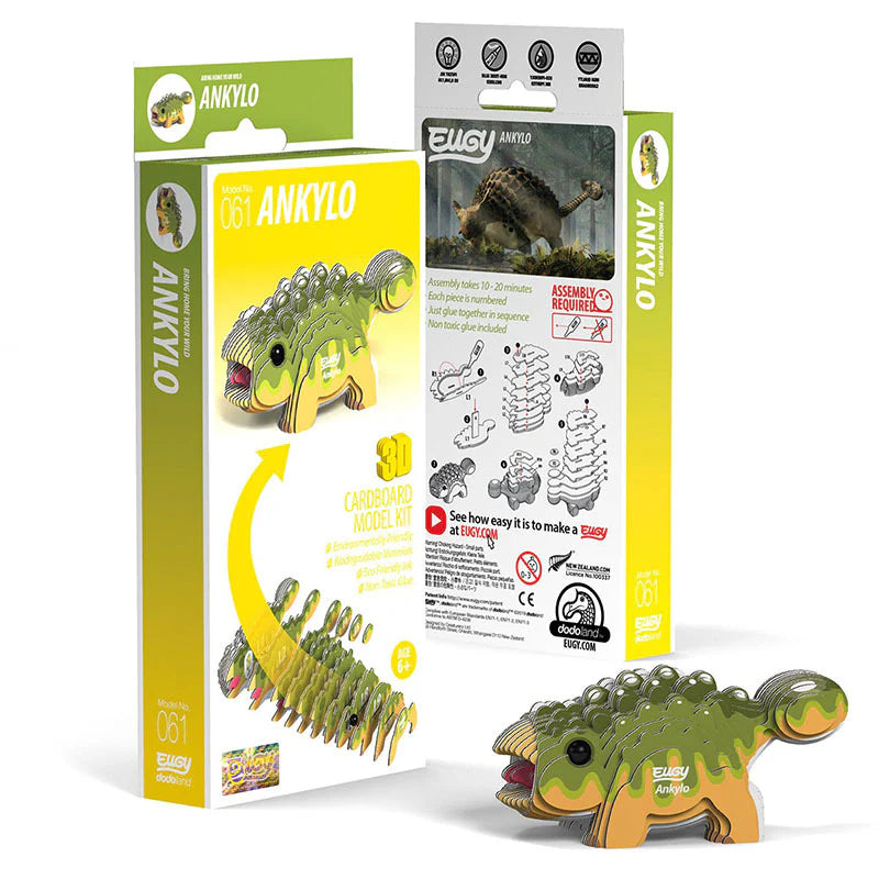 Eugy 3D Cardboard Model Kit Anklyo