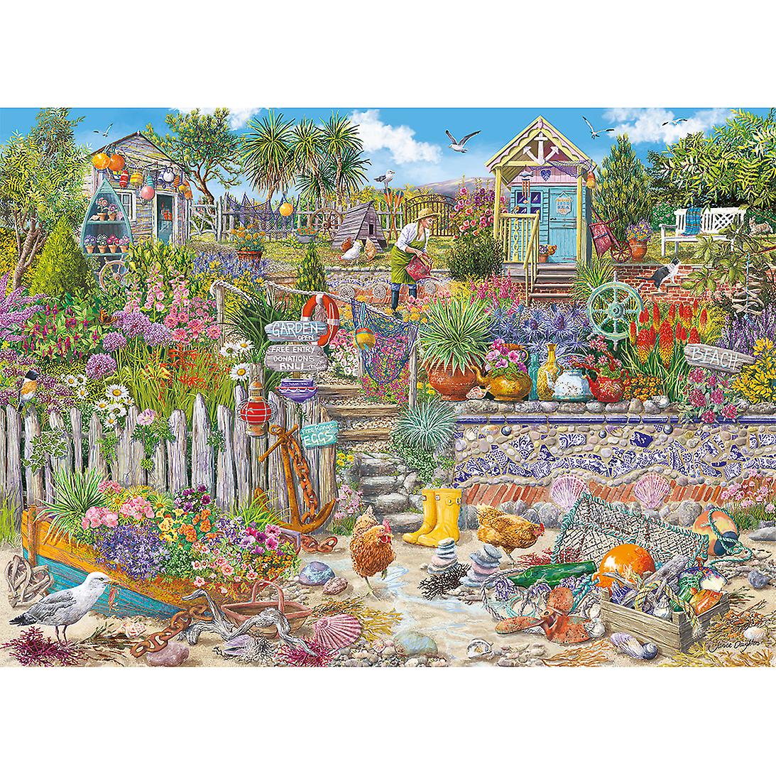 Gibsons 1000pc Jigsaw Puzzle Beachcomber's Garden