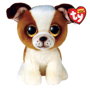 Ty Beanie Boos Hugo Regular Brown/White Dog