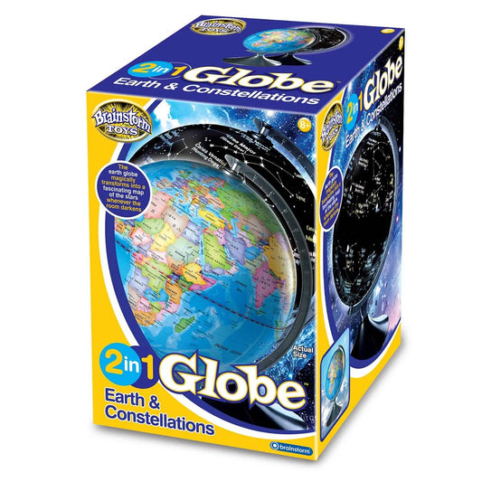 Brainstorm 2 in 1 Earth and Constellation Globe