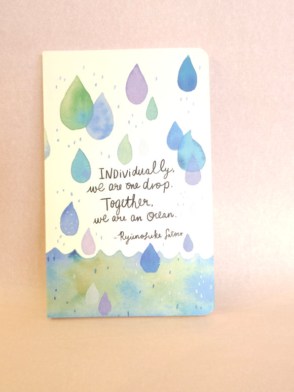 Write Now - Individually We Are One Drop Notebook