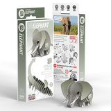 Eugy 3D Cardboard Model Kit Elephant