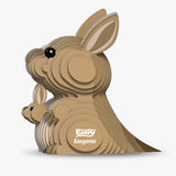 Eugy 3D Cardboard Model Kit Kangaroo