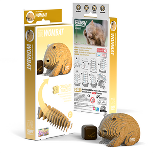 Eugy 3D Cardboard Model Kit Wombat