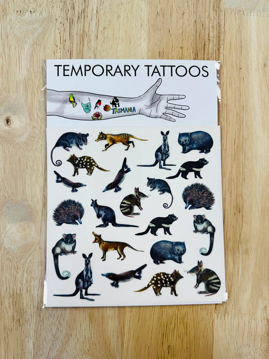 Pigment by Monica Reeve Temporary Tattoos Tasmanian Wildlife