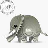 Eugy 3D Cardboard Model Kit Elephant