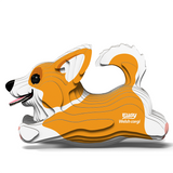 Eugy 3D Cardboard Model Kit Welsh Corgi