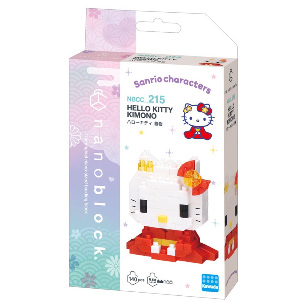 Nanoblock Sanrio Characters Hello Kitty Kimono