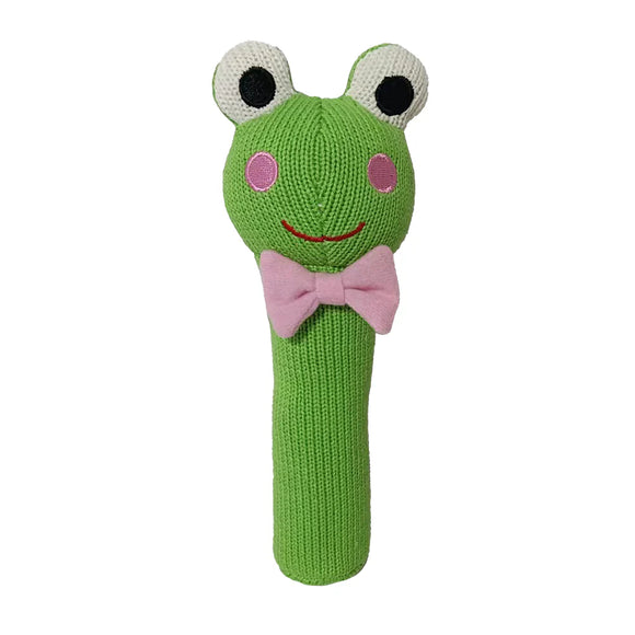 Annabel Trends Hand Rattle Knit Frog