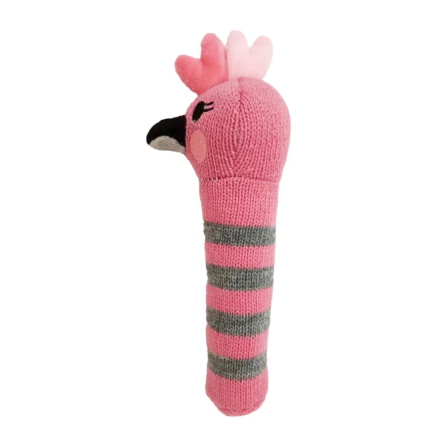 Annabel Trends Hand Rattle Pink Galah – Plato's Wonder. Create. Discover