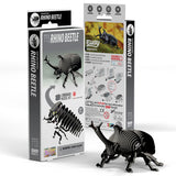 Eugy 3D Cardboard Model Kit Rhino Beetle