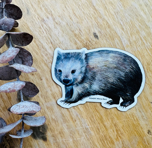 Pigment by Monica Reeve Die Cut Magnet Wombat