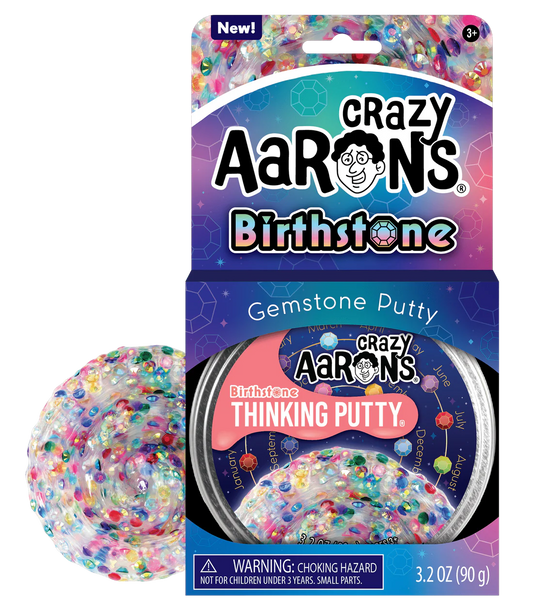 Crazy Aaron's Thinking Putty Trendsetters Birthstone