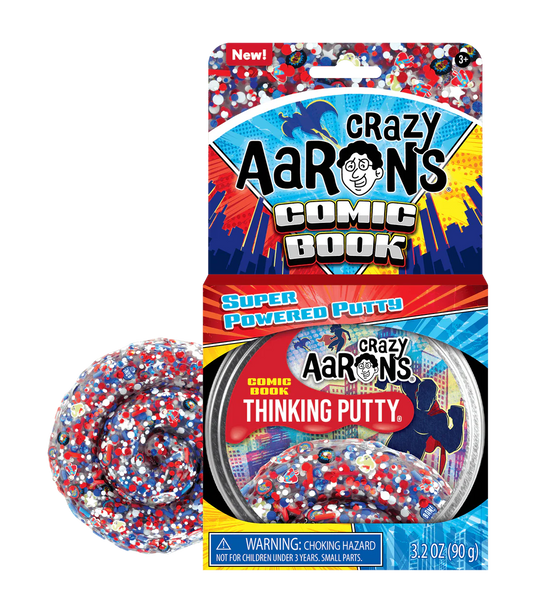 Crazy Aaron's Comic Book Thinking Putty