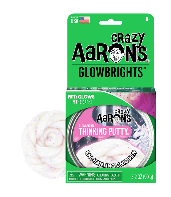 Crazy Aarons Thinking Putty Glowbrights Enchanting Unicorn