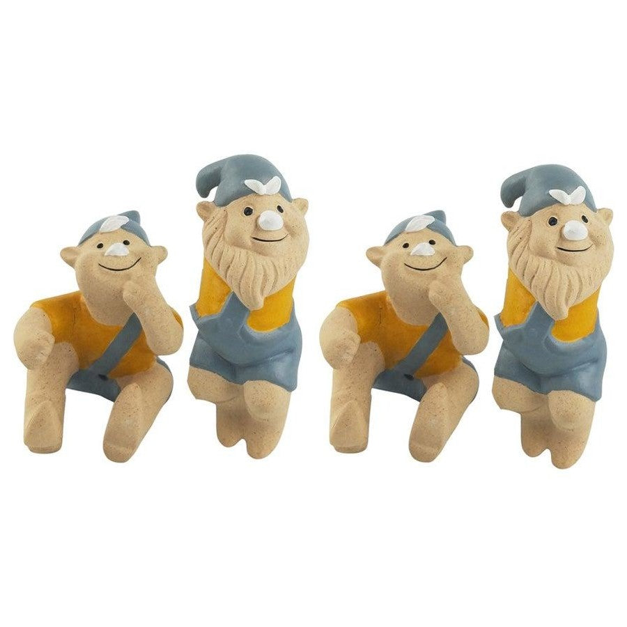 Gnome Pot Hanger Blue & Yellow 8cm