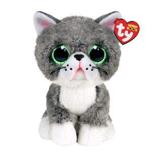 Ty Beanie Boos Fergus Grey Cat