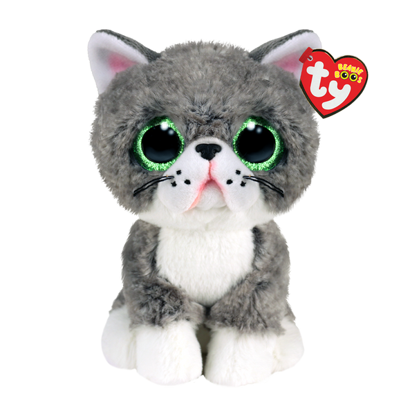 Ty Beanie Boos Fergus Grey Cat