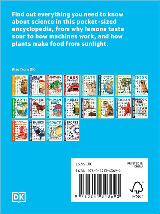 Pocket Eyewitness Science Softcover Book