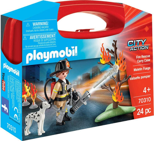 Playmobil City Action Small Carry Case Fire Rescue