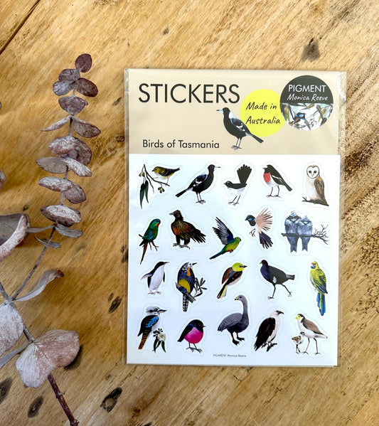 Pigment By Monica Reeve Stickers Birds Of Tasmania