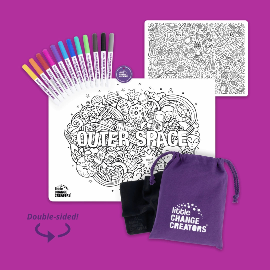 Re-Fun-able Reusable Colouring Set Outer Space