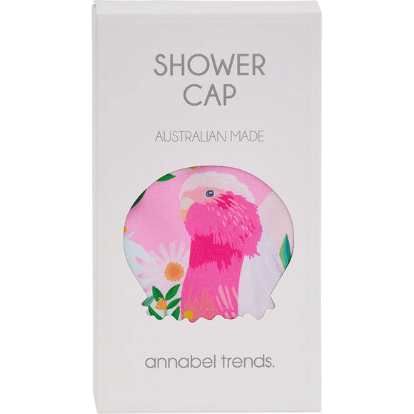Annabel Trends Linen Shower Cap Galah