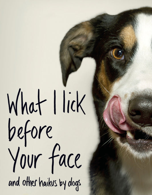 What I Lick Before Your Face And Other Haikus By Dogs Hardcover
