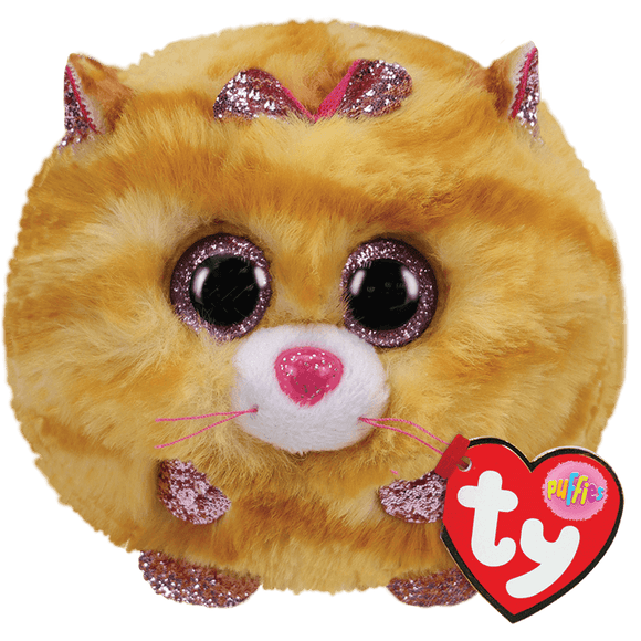 Ty Puffies Tabatha Yellow Cat