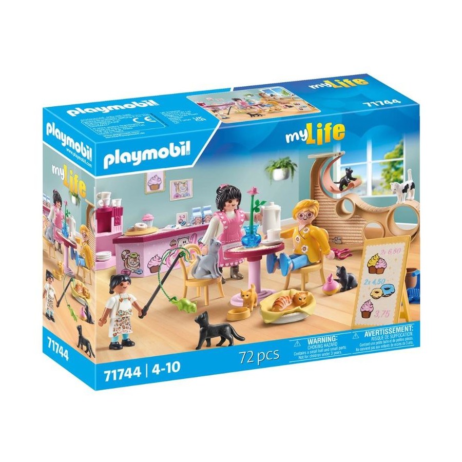 Playmobil My Life Cat Cafe 72pc