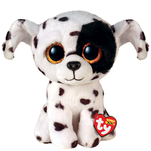 Ty Beanie Boos Luther Regular Spotted Dog