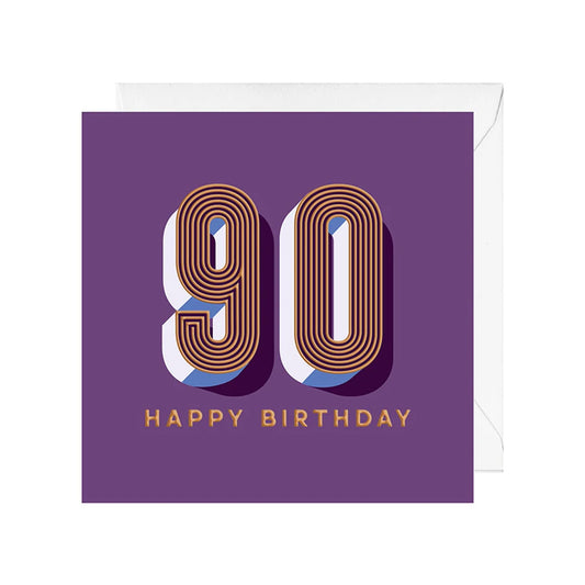 Rosanna Rossi Greeting Card 90th Maroon