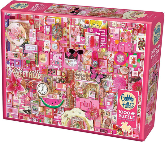 Cobble Hill Rainbow Collection 1000pc Jigsaw Puzzle Pink