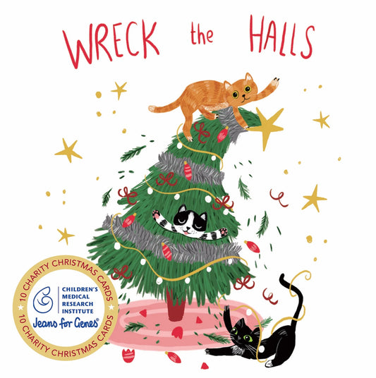 Charity Christmas Card 2025 10pk CMRI Wreck The Halls