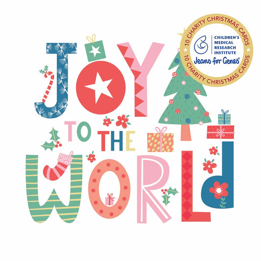 Charity Christmas Card 2025 10pk CMRI Joy To The World