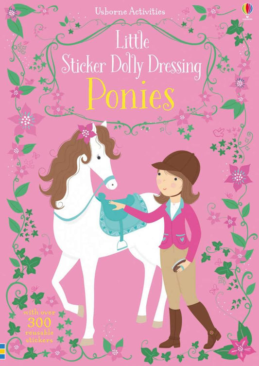 Little Sticker Dolly Dressing Ponies by Fiona Watt Usborne Softcover Activity Book