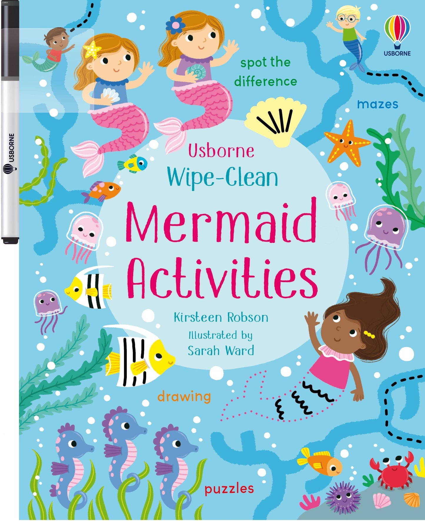 Usborne Wipe-Clean Mermaid Activities Book