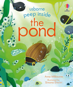 Peep Inside The Pond Usborne Hard Cover Book